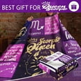thumbnail image 6 of Scorpio Gifts for Women, Scorpio Gifts, Scorpio Gift, Scorpio Birthday Gifts for Women, Scorpio Birthday Gift, Scorpio Zodiac Gifts, Gifts for Scorpio Women Blankets 50" X 60, 6 of 6
