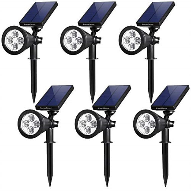 innogear upgraded solar lights 2in1 waterproof outdoor landscape