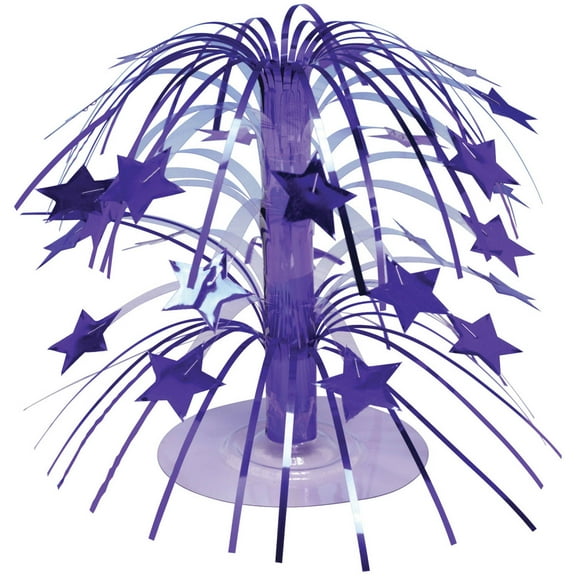 Purple Mini Cascade Centerpiece