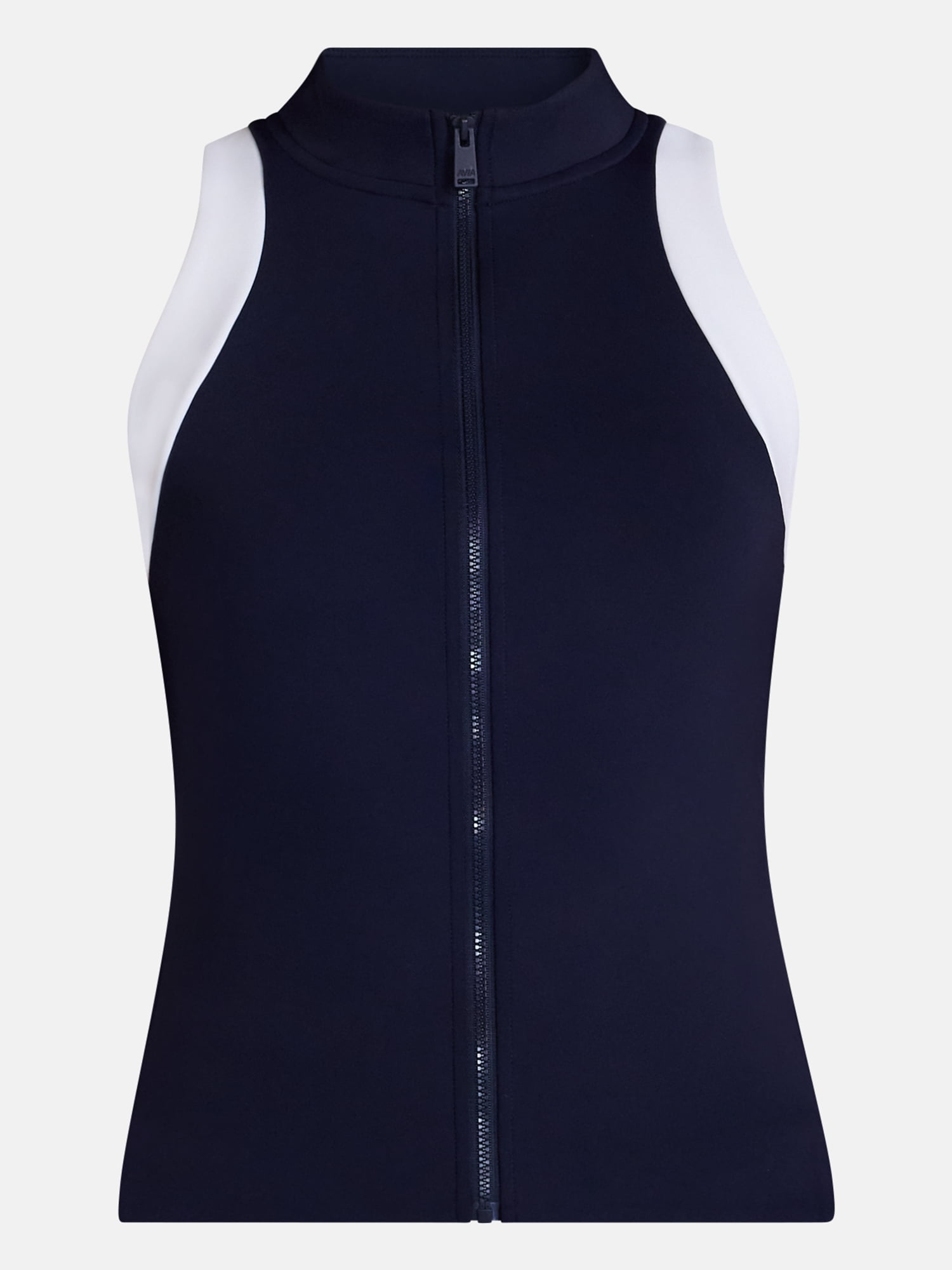 Avia Women's Full Zip Tank Top, Sizes XS-XL