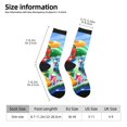 thumbnail image 4 of Lsque Mario Printed Men's Crew Socks, Soft Durable Breathable Moisture-Wicking with Odor Control Cotton socks, 4 of 7