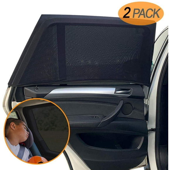 2 Pack Sun Protection Car Baby With Uv Protection - Uv Protection Sun Blind Car Window - 40 "X20" For Most Cars