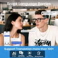 thumbnail image 4 of AI Smart Translation Glasses, 160 Languages Real-Time Translator with Open-Ear Audio, Bluetooth 5.4, 6H Playback, Hands-Free Call, 4 of 9