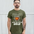 thumbnail image 3 of Tee Hunt Every Super Hero Has a Nickname T-Shirt Best Dad Ever Father's Day Men's Tee, Military Green, X-Large, 3 of 5