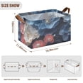 thumbnail image 3 of Ryvnso Flower Patern3 Storage Bins Large Basket Foldable Cube Toys Organizer with Handles 1 PC, 3 of 8