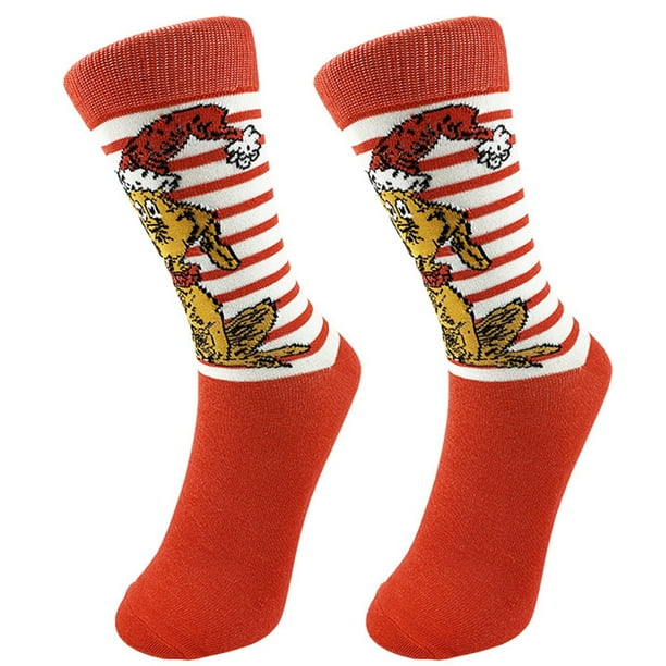 Merry Grinchmas Holiday Creks Calcetines Navidad Regalo (L)