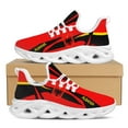 thumbnail image 1 of Zapatos para correr ligeros con estampado de bandera de Albania para exteriores, calzado de moda para hombre, zapatos casuales rojos, zapatos planos, 1 of 6