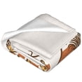 thumbnail image 2 of Bixox Fleece Blanket Vintage Wild West Cowboy Pattern Super Soft Double-Sided Microfiber Flannel Blanket for Sofa, Bed, Couch,Suitable for All Seasons - 60"x50", 2 of 5