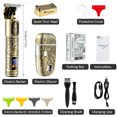 thumbnail image 4 of Juego de cortadoras de cabello profesionales Juego de cortadoras de cabello y afeitadoras eléctricas para hombres Afeitadora de lámina inalámbrica recargable con pantalla LED y peines guía Kit de cort, 4 of 10