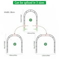 thumbnail image 4 of Procurement: Minimum Order Of 10 Sets 1 Set/black, 3 Different Sizes Can Be Spliced Arch Flower Stand And Pergola Packing Size: 54x20x5cm, 4 of 8