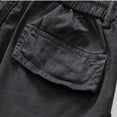 thumbnail image 4 of LYMAYTER‌ Cargo Shorts for Men Lightweight Summer Hiking Shorts Breathable Elastic Waist Work Shorts 28-38, 4 of 10