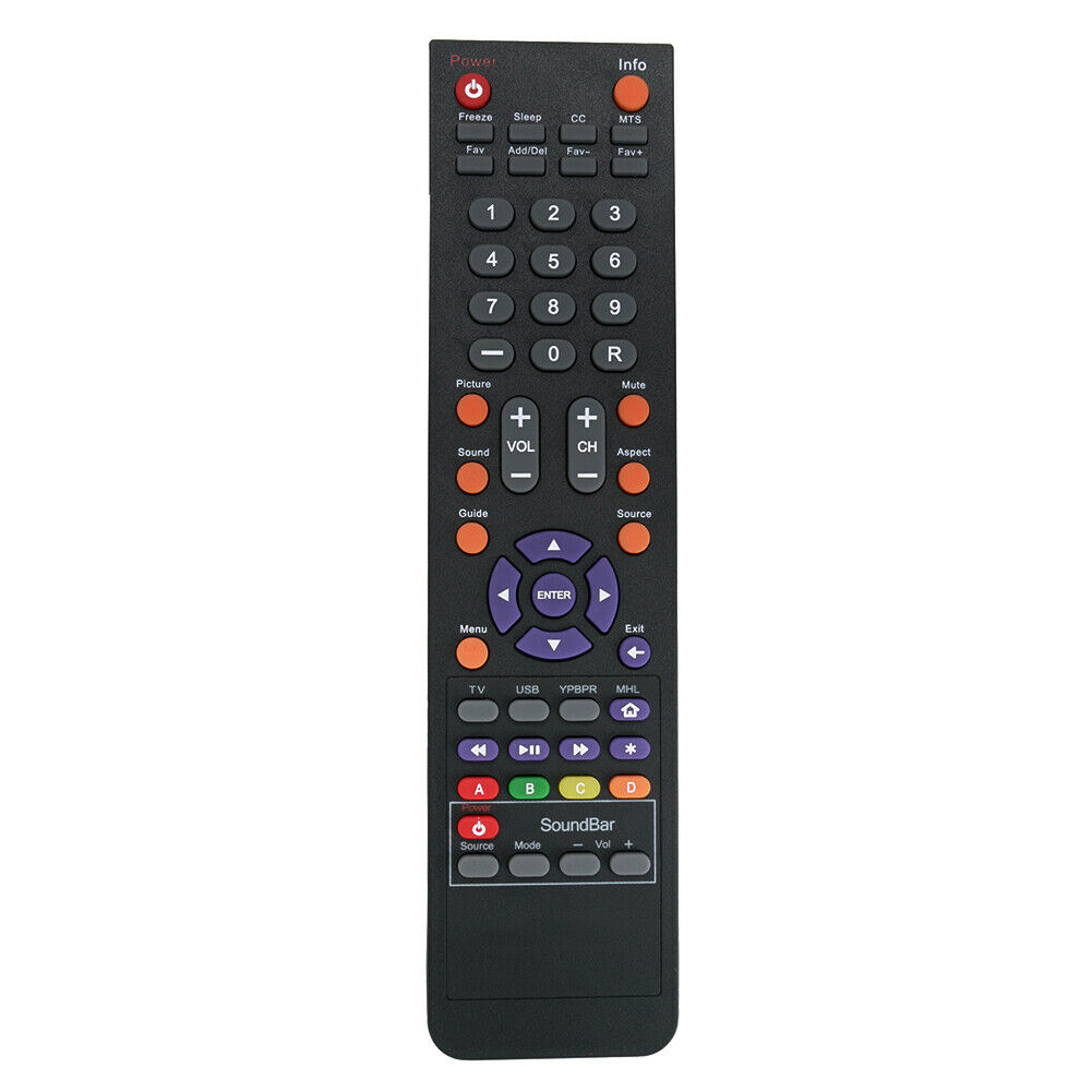 Infared Remote Control Replace for Sceptre X405BVFMDU X405BVFMDU