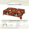 thumbnail image 6 of XMXT Polyester Rectangle Tablecloth, Mexican Skull Girl Print Waterproof Table Cloth Home Dinner Decor Table Cover for Holiday Party, 54 x 72 inches, 6 of 9