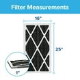 thumbnail image 2 of Filtrete 16x25x1 Air Filter, MPR 1200 MERV 11, Allergen Plus Odor Reduction, 4 Filters, 2 of 8