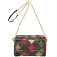 thumbnail image 2 of FORMRS Women Crossbody Purse with Chain Strap Vegan Leather Shoulder Handbag, Dark Tartan Pattern, 2 of 7