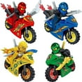 thumbnail image 2 of 8Pcs Ninja Figures Set Kids Toys Shinobi Minifigures Birthday Party Gifts, 2 of 4