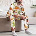 thumbnail image 7 of Sikiie Mens Pajama Set, Soft Warm Long Sleeve Sleepwear, Cozy Button-Down Pjs for Men-Medium, 7 of 7