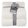 Better Homes & Gardens Luxury Velvet Plush Blanket, King, Ivory