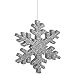 thumbnail image 3 of Vickerman L134807 Flocon de Neige Pailleté Extérieur 30 Po. Argent, 3 of 3