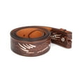 thumbnail image 3 of Gelante Genuine Full Grain Leather Belt Strap Without Belt Buckle. HandPaint Eagle-S, 3 of 5