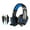 Black and blue, variant on G9000 Gaming Headset Noise Cancelling Over Ear Headphones with LED Light Bass Surround Sound 3.5mm Hole Easy to Use