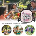 thumbnail image 6 of Jeiento Koala Schoolbag 17 Inch Primary School Backpack with Lunch Bag Pencil Case Holder Flower Kids Girls Bookbag Set 3 Pcs Travel Rucksack Pink, 6 of 7