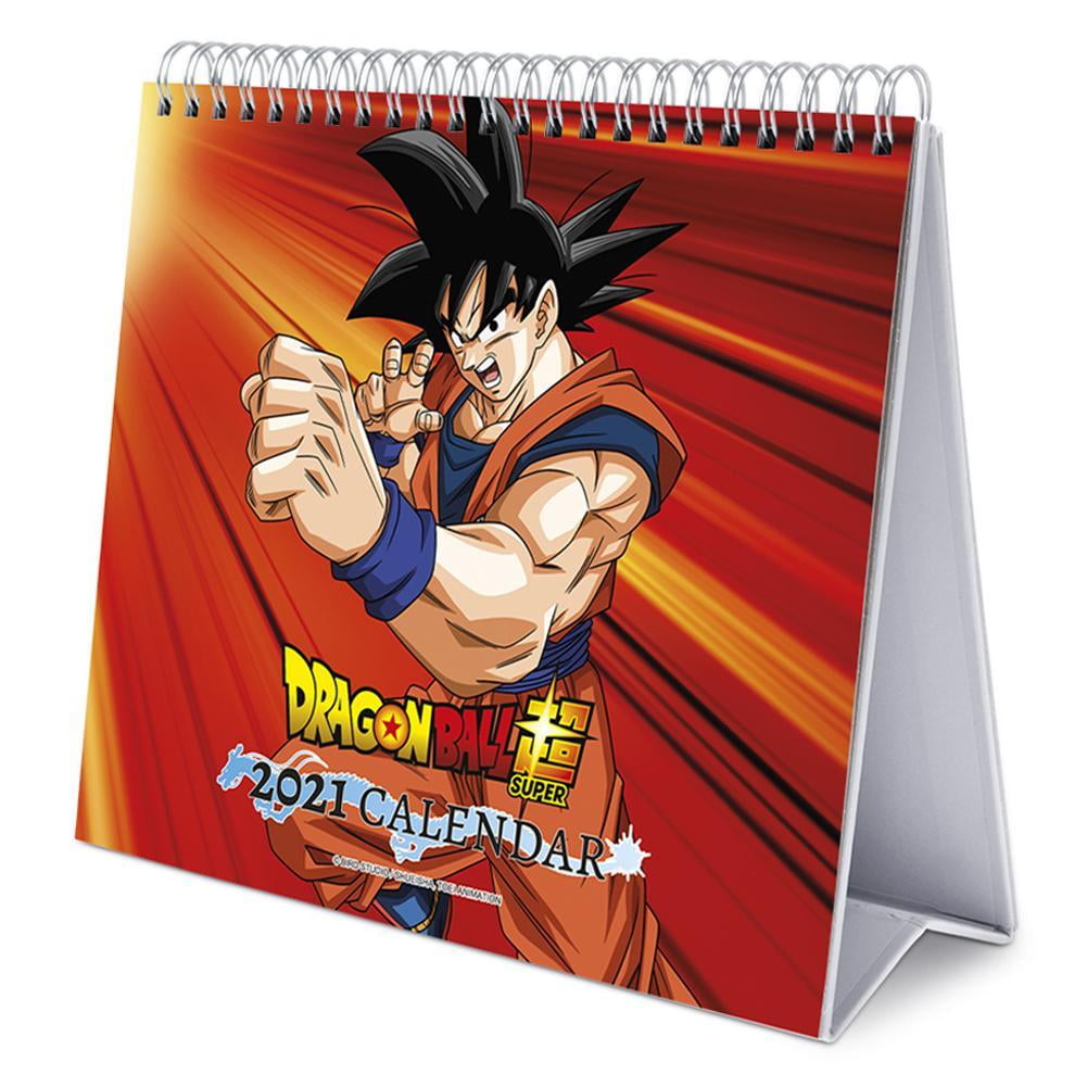 Dragon Ball Z 21 Desktop Calendar Walmart Com