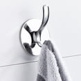 thumbnail image 2 of Willstar Bath Towel Hook for Towel,Bathrobe,Clothing and Bag,Patented Glue+Self-Adhesive,Stainless Steel,Brushed Finish, 2 of 9