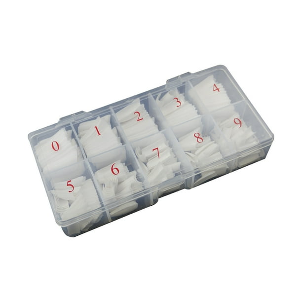 500 Pcs/set Artificial Nails False Half Nail Art Tips Acrylic UV Gel