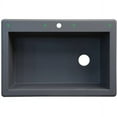 thumbnail image 3 of Transolid 33" x 22" Top Mount Radius Granite Kitchen Sink, Available in Various Colors, 3 of 4