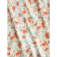 thumbnail image 5 of ZAFUL Cute Leisure Sundress Silky Floral Front Slit Cami Midi Dress Multi S, 5 of 6