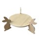 thumbnail image 2 of Bandeja de Madera para Postres con Pedestal para Cupcakes de 9.8 Pulgadas, Soporte para Pasteles, Bandeja para Servir para El Hogar, Fiesta de Pascua, Conejo BLESIY Puesto de pasteles, 2 of 8