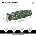 thumbnail image 3 of Salouo Turkey And Thanksgiving1 Pattern Cute Bolster Pillow,Cylindrical Pillow Long Pillow for Bed Round Side Pillow for Knee/Leg/Neck ,- Length 24.4" x 9.8" Diameter, 3 of 8