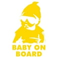 thumbnail image 5 of Walbest Universal Car Auto Vehicle Window Reflective Decals Sticker Decor - Cool Boy Baby on Board, 5 of 5