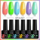 thumbnail image 1 of LILYCUTE 6 unids/set Macaron Gel esmalte de uñas Kit Primavera Verano 6 colores neón UV LED Nail Art Gel Semi permanente capa superior para Base Tan Jianjun unisex, 1 of 2