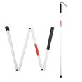 thumbnail image 1 of 125cm Cane For The Blind, Non-slip Aluminum Folding Cane Reflective At Night, 1 of 4