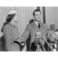 thumbnail image 2 of Richard Nixon Standing Behind Microphones With Wife Pat Shortly After The 1952 Election. He Was Elected Eisenhower'S, 2 of 2