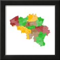 thumbnail image 2 of Map of Belgium, Framed Art Print Wall Art by malachy120 Sold by Art.Com, 2 of 5