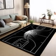 thumbnail image 5 of Osimiccp Basketball Rug, Non-Slip Game Carpet for Bedroom, Sport Room, Living Room, Size 3' x 5', 5 of 7