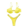 thumbnail image 1 of Ensemble Bikini Deux Pièces pour Femmes Maillot de Bain Rembourré Rehausseur Triangle, 1 of 4