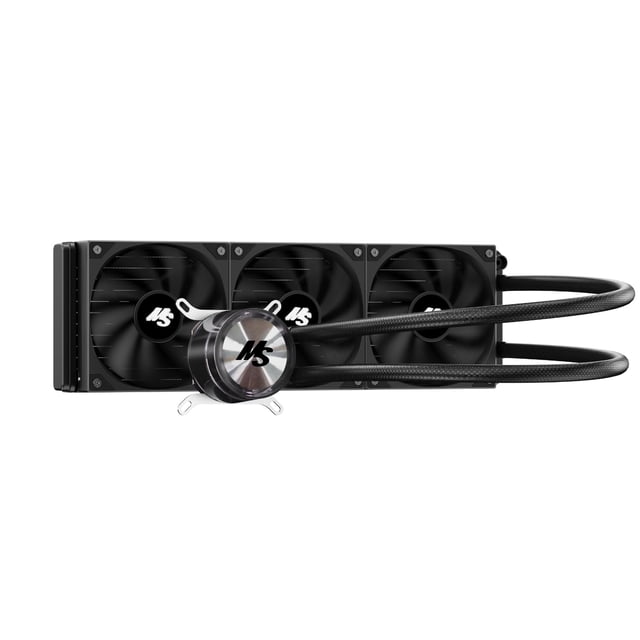 Refrigerador Líquido AIO Minorsonic 360mm para CPU, Bajo Ruido, Compatible con AMD e Intel