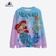 thumbnail image 5 of Sudadera con capucha holgada y cómoda informal de primavera con estampado de princesas de Disney para mujer, 5 of 5