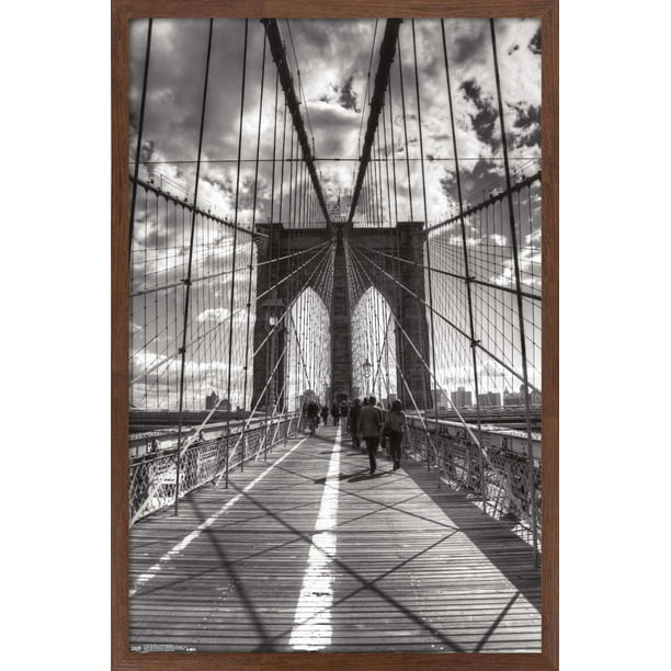 Chris Bliss Brooklyn Bridge Poster Walmart Com Walmart Com