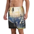 thumbnail image 6 of The Legend of Zelda Breath of the Wild Men's Beach Shorts Swim Trunks Casual Quick Dry Board Shorts Swimwear Pants with Mesh Lined and Pockets, 6 of 8
