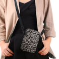 thumbnail image 4 of HELLHERO Adjustable Shoulder Strap Underarm Shoulder Bag for Men, Women Travel Crossbody Sling Bags Polyester 4.33x1.97x7.09 Leopard Print, 4 of 7