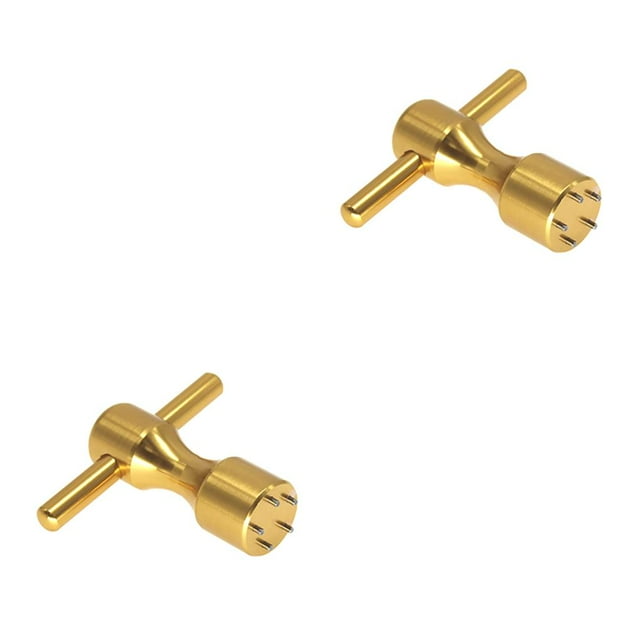 Maytalsory Golf Putter Screws Wrench Golfing Club Head Spanner 5 Pin Holes Portable Weight Tools Intended for Gold 2Set