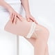 thumbnail image 5 of Qarigey 2 pack/lote Liga de boda cómoda con aplicación amplia anillo para pierna lazo para pierna nupcial diario Accesorios de disfraces Blanco lechoso, 5 of 6