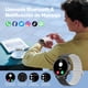 thumbnail image 4 of FreshFun 2024 Smartwatch Pulsera Deportiva Mujer Hombre Llamada Bluetooth Reloj Inteligente IP67 Correa Magnética Pantalla 1.39 Inch Monitoreo Ritmo Cardíaco Presión Arterial Sueño (2Correas), Negro, 4 of 5