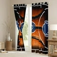 thumbnail image 3 of Castle Fairy Boys Girls Basketball Print Black Out Curtains,Sport Theme Curtains Pack of 2 (42x63 Each),Ball Gamer Bedroom Curtains,Ultra Soft Home Decor, 3 of 6