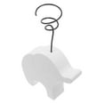 thumbnail image 6 of WHAMVOX White Cement Flowerpot with Bracket Base for Air Plant Display 6.5 Inch, 6 of 8